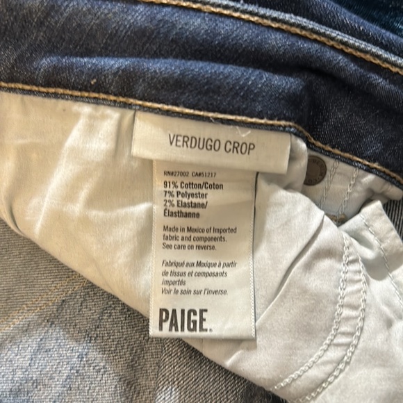 Paige Jeans - Verdugo Crop, 32 - Picture 3 of 4